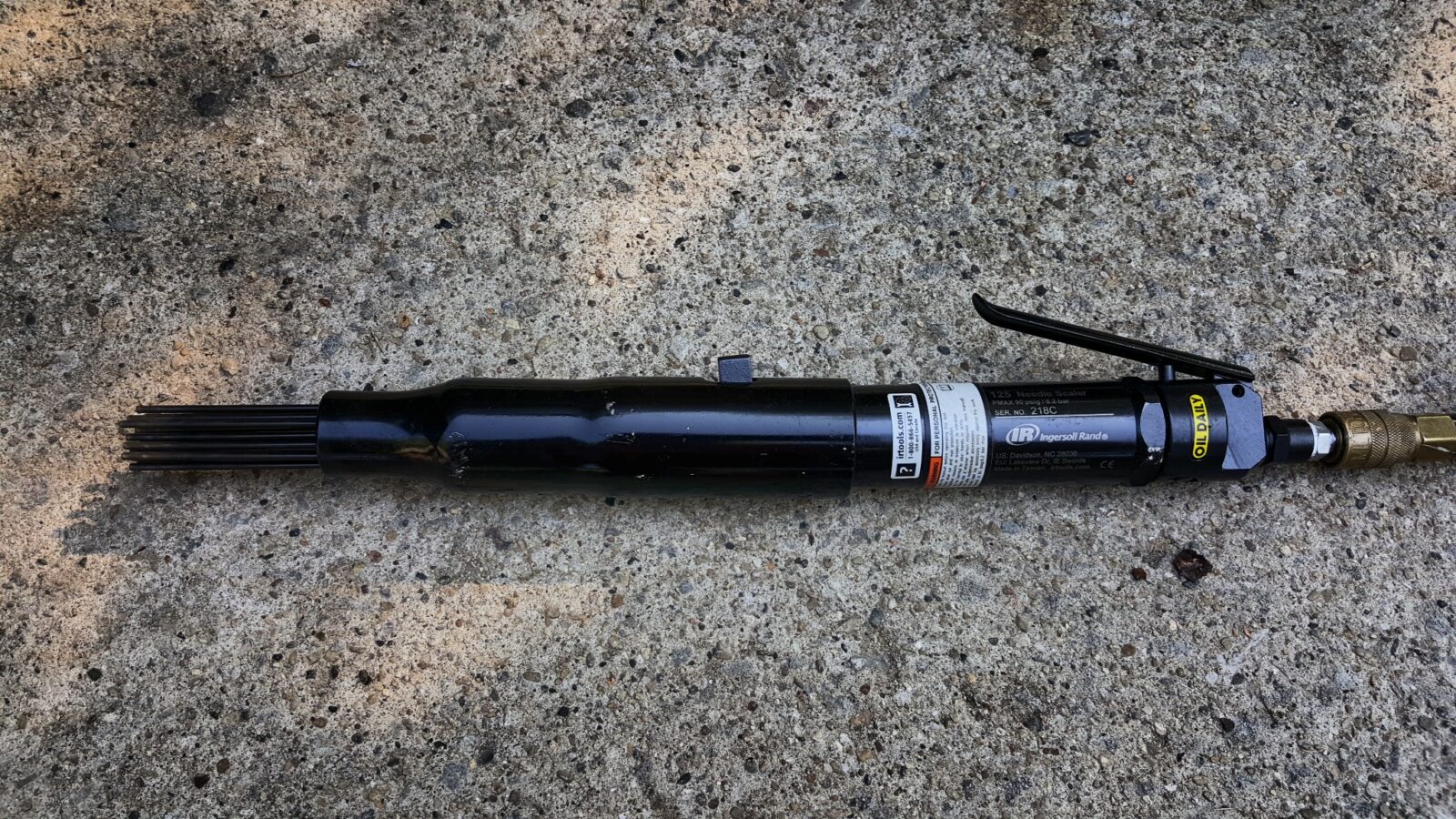 The Ingersoll Rand 125 Needle Scaler is a HUGE Time Saver + An Into to