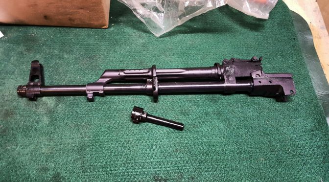 Assembling a Beryl-ish AK From a WBP Kit – Part 3 – Kit Inspection and Removing the Front Trunnion