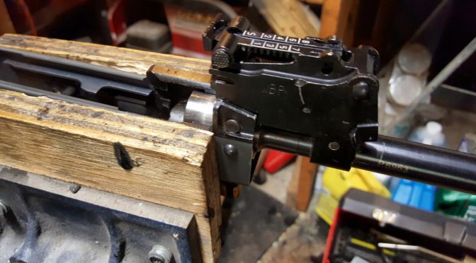 Assembling A Beryl-ish AK From A WBP Kit – Part 6 – Reinstalling the Barrel and Pin with IR Air Hammer