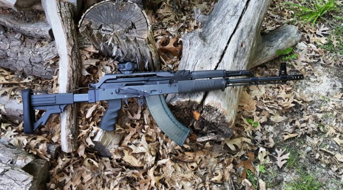 Assembling A Beryl-ish AK From A WBP Kit – Part 8 – Installing the Furniture, Muzzle Brake, Red Dot Optic and Test Firing