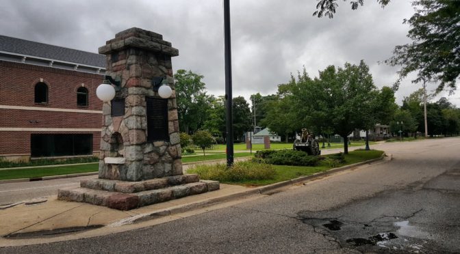 17 cm mittlerer Minenwerfer Trench Mortar (17cm mMW a/A) Found in Dowagiac, MI, WWI Memorial