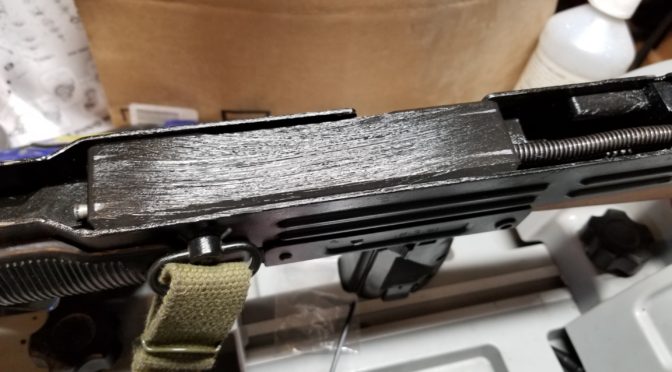 Using Super Lube Grease on a McKay Semi-Auto Uzi