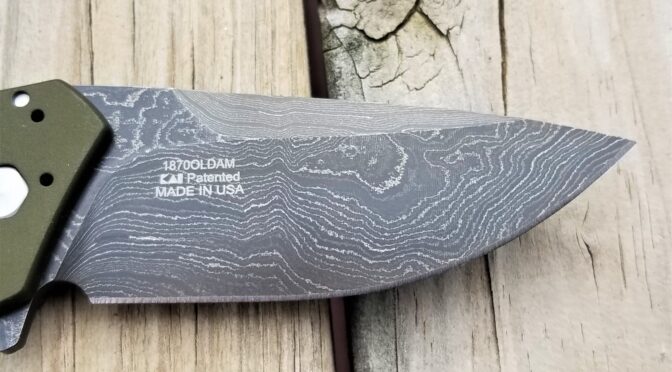 The Kershaw Knockout Folder With A Damascus Blade – Wow!!