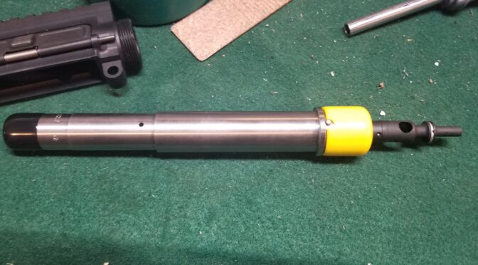 Building a 12.7×42 (.50 Beowulf) 7.5″ Pistol – The Wulferine:  Post 3 – Handguard, Gas Tube & Brake