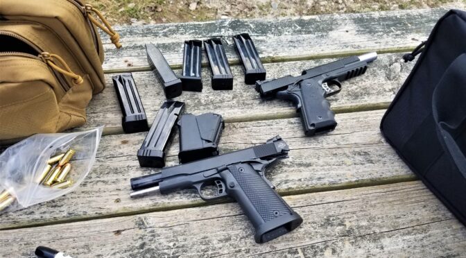 Range Report For The Desert Eagle 1911, RIA Rock Ultra FS HC, and Springfield Armory 6″ TRP Operator 10mm Pistols