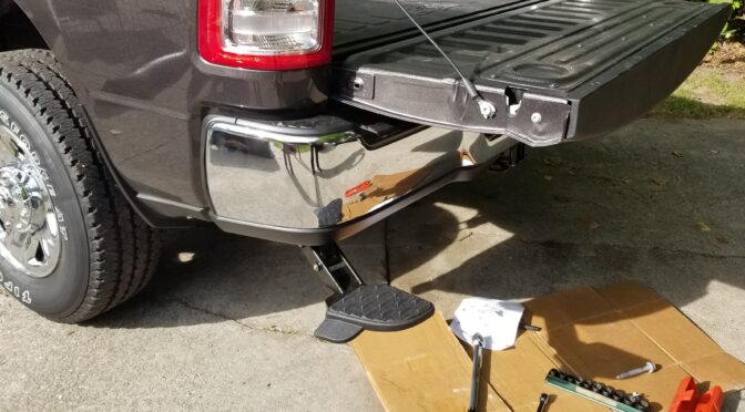 Get a Mopar Rear Bumper Step For Your 2019-2022 Ram 2500 or 3500 To Make It Easier To Get In and Out of Your Truck’s Bed