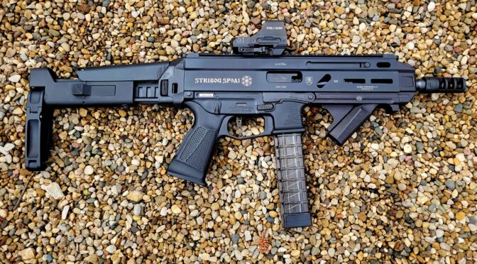 What is a Stribog?  It’s currently my favorite pistol caliber carbine