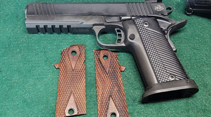 Do you want wood replacement grip panels for your RIA A2 HC pistol?  Check out Browne Works