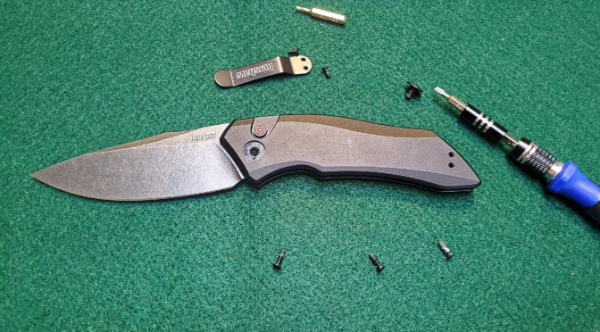 Understanding how an automatic folding knife works – Kershaw Launch 1 Disassembly and Re-Assembly