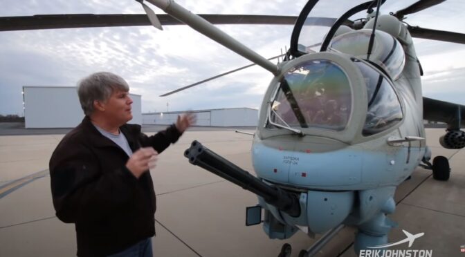 Amazing tour video of the Hind Mi-24 helicopter by a pilot