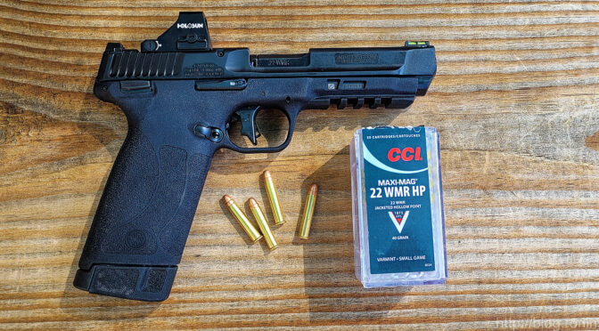 The Smith & Wesson M&P .22 WMR – What a Blast!!