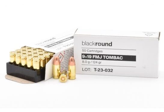 Swiss P Defense BlackRound 9mm NATO 124 Grain 1,500 Rounds With Ammo Can