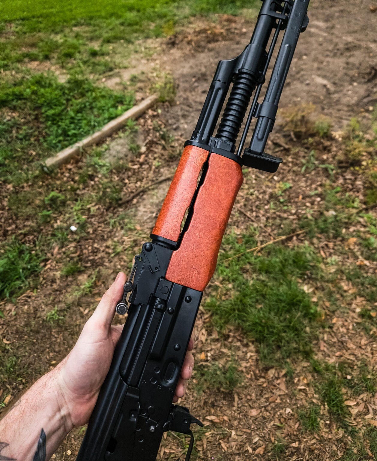 Want to see some wicked cerakote work done to look like bakelite ...