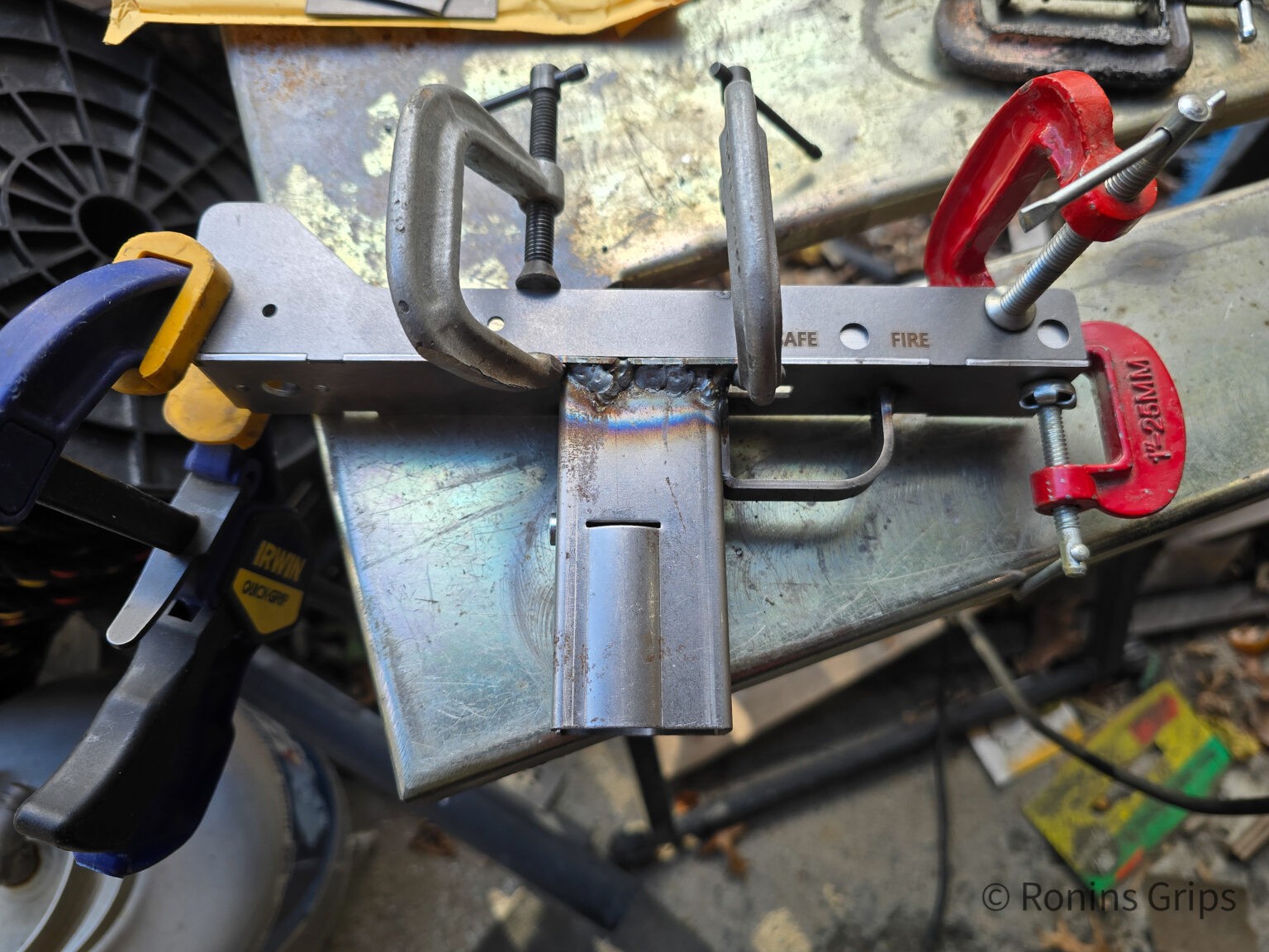 Welding a VMAC9 Lower Receiver Together - Uses MAC-11 9mm Style Uppers ...