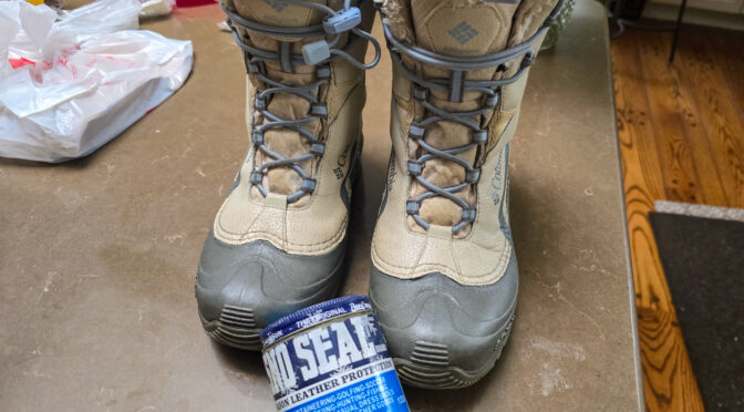 How to waterproof boot seams using Sno-Seal