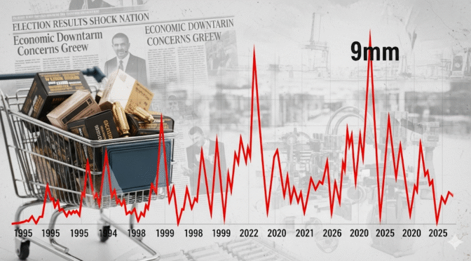 9mm Ammunition Market Analysis: A 30-Year Review of Price Volatility and Correlated Events (1995-2025)
