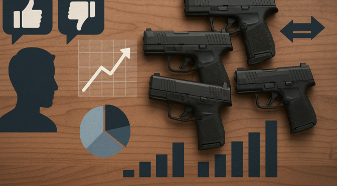 Top 10 Most Commonly Requested Every Day Carry (EDC) Pistol Comparisons in the U.S. Market Based on Social Media- 2024-2025