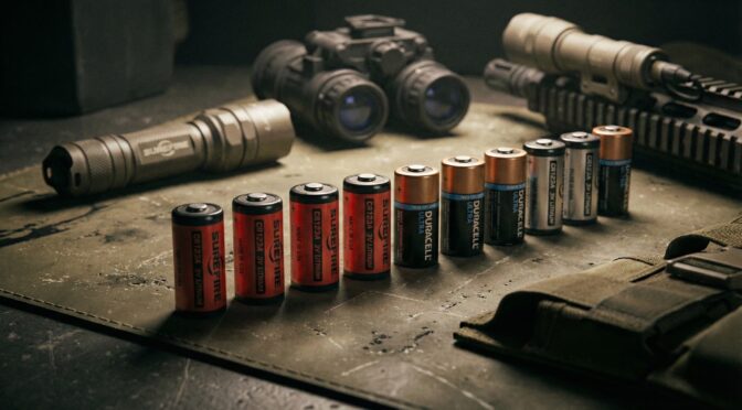 Understanding The Top 10 CR123A Batteries for Tactical Use