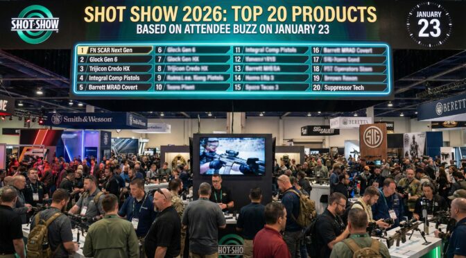 SHOT Show 2026: Top 20 Products Based on Attendee Buzz on January 23