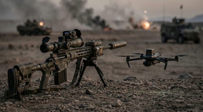 The Convergence of Precision and Payload: An Analysis of the Extreme Long Range (ELR), Anti-Materiel Rifles and Drones