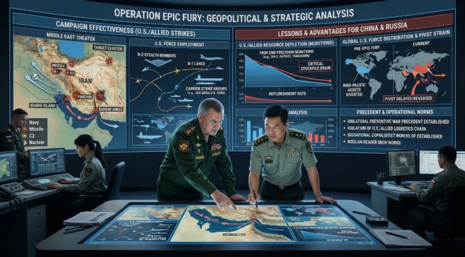 Operation Epic Fury: Lessons and Advantages for China and Russia in Future Conflicts