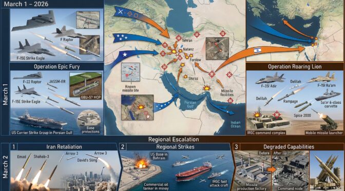 Daily Situation Report: Iranian Conflict Escalation and Regional Spillover (March 1 – March 2, 2026)