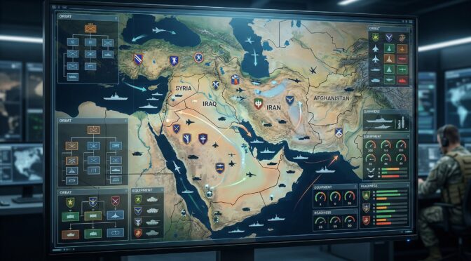 United States Military Order of Battle (ORBAT) and Force Posture in the CENTCOM AOR – March 3, 2026