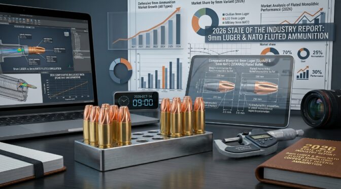 2026 State of the Industry Report: 9mm Luger and 9mm NATO Fluted Monolithic Copper Self-Defense Ammunition