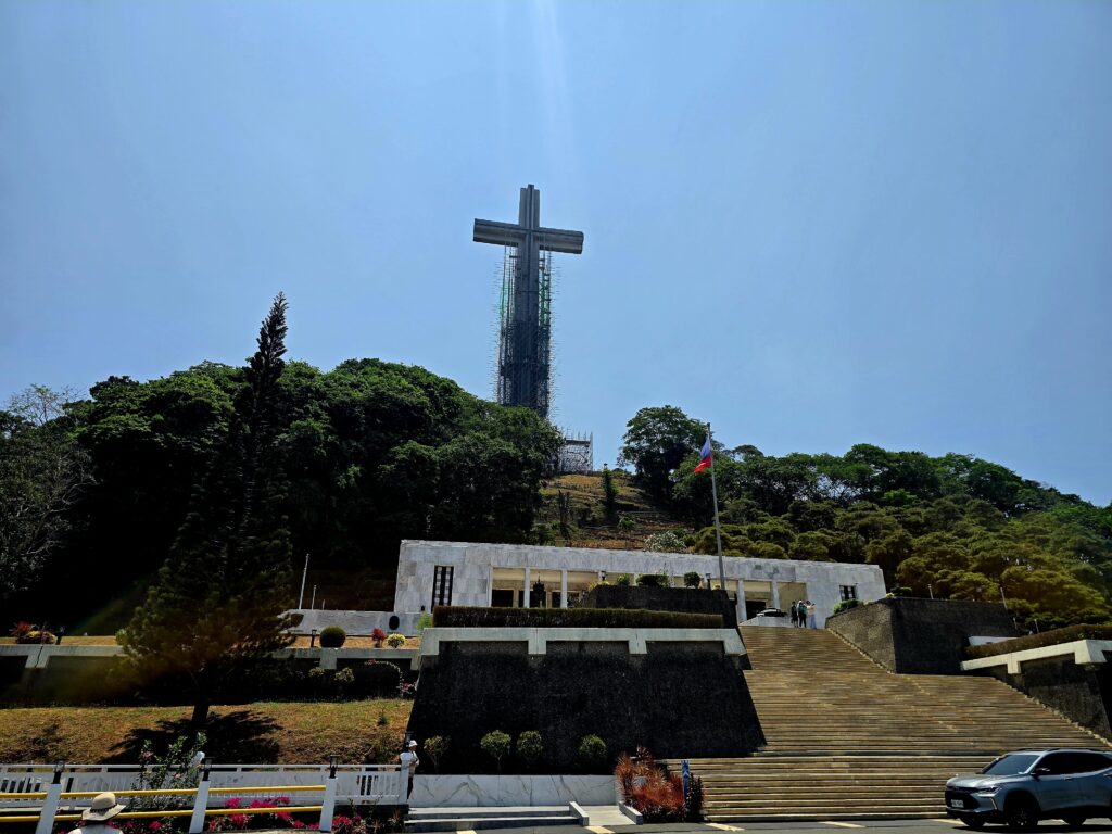 Mount Samat Philippine National Shrine.  April 24, 2026.  The cross and museum were closed due to renovations.