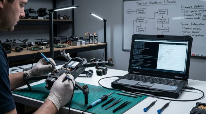 Modifying Commercial Drones for Tactical Warfare