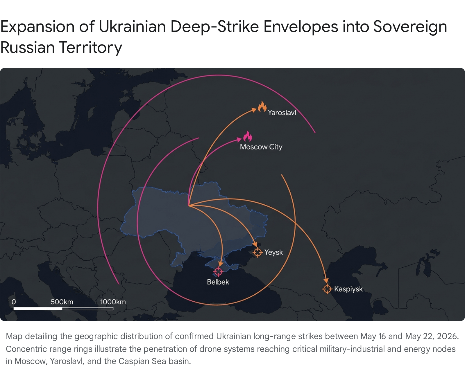 Map showing Russia's deep-