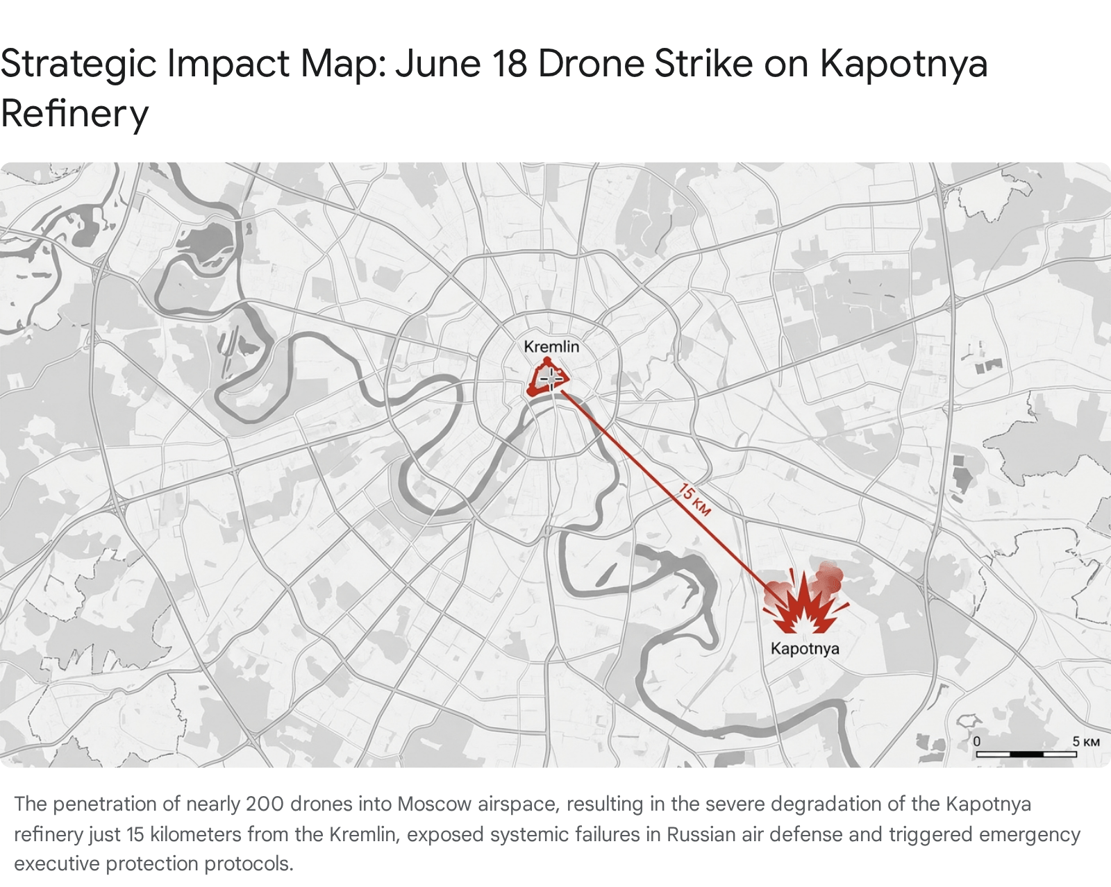 Map with a red arrow indicating a