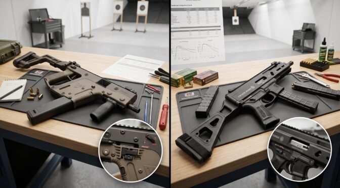 Comparative Firearm Reliability and Performance Analysis: KRISS Vector 10mm vs. Grand Power Stribog SP10 A3