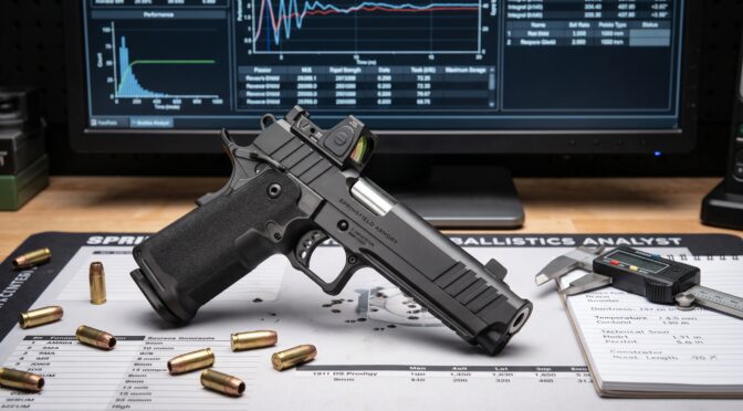 Firearm Reliability and Performance Analysis: Springfield Armory 1911 DS Prodigy 9mm 5″ COMP AOS