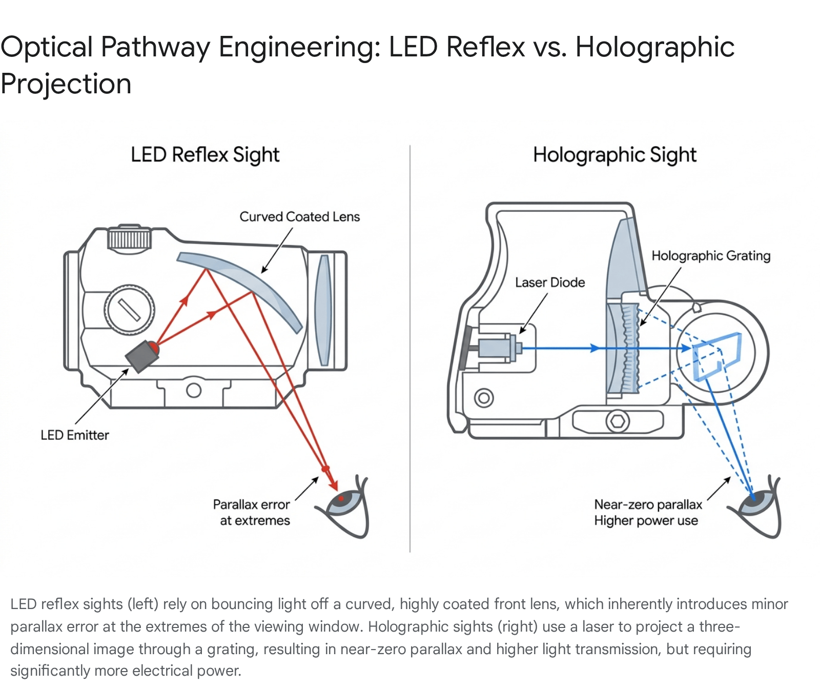 Diagram of a camera and its components