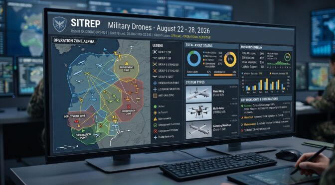 SITREP Military Drones – August 22 – 28, 2026
