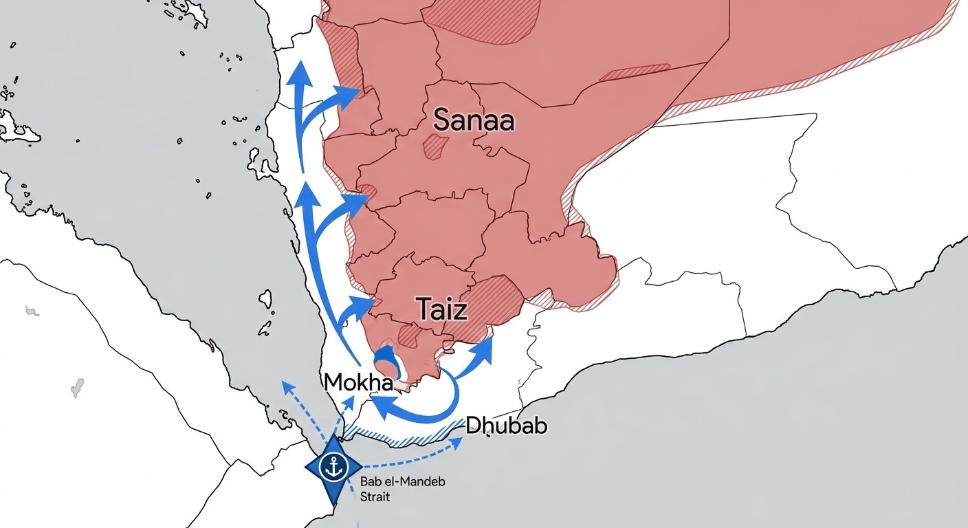 Map of the Middle East showing major cities relevant to